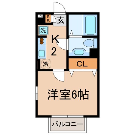 星川駅 徒歩5分 2階の物件間取画像